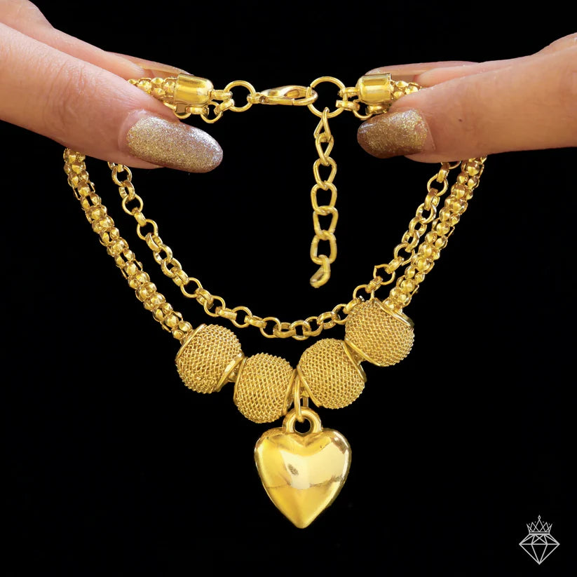 Rosé Pearl Drop Jewelry Set