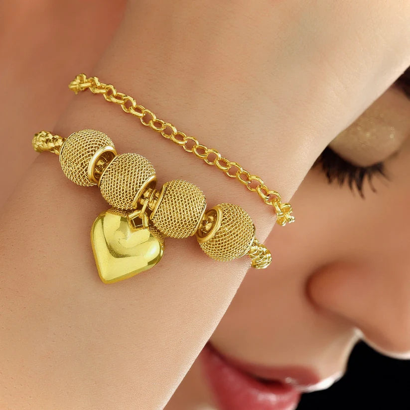 Rosé Pearl Drop Jewelry Set